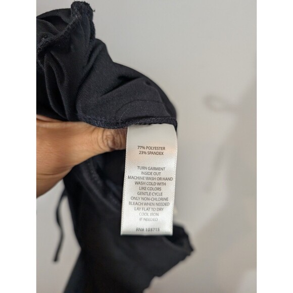 Joie Sweatpants Women Sz XS Black Mid Rise Lounge Elastic Waist Joggers Pants - Picture 7 of 8